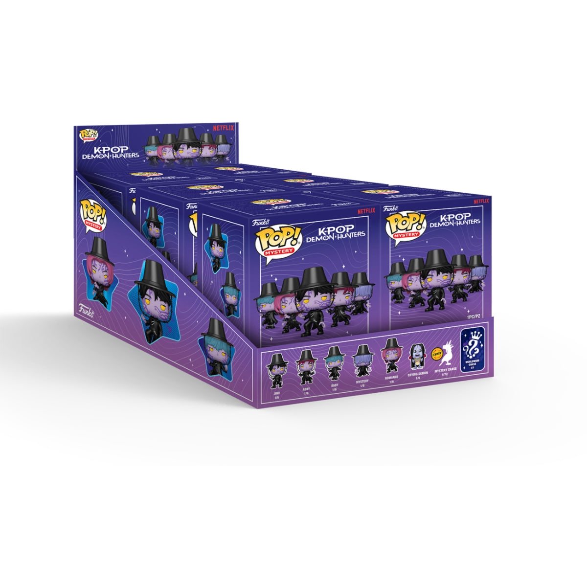 POP MYSTERY KPOP DEMON HUNTERS - 6PZ DISPLAY BOX 9CM