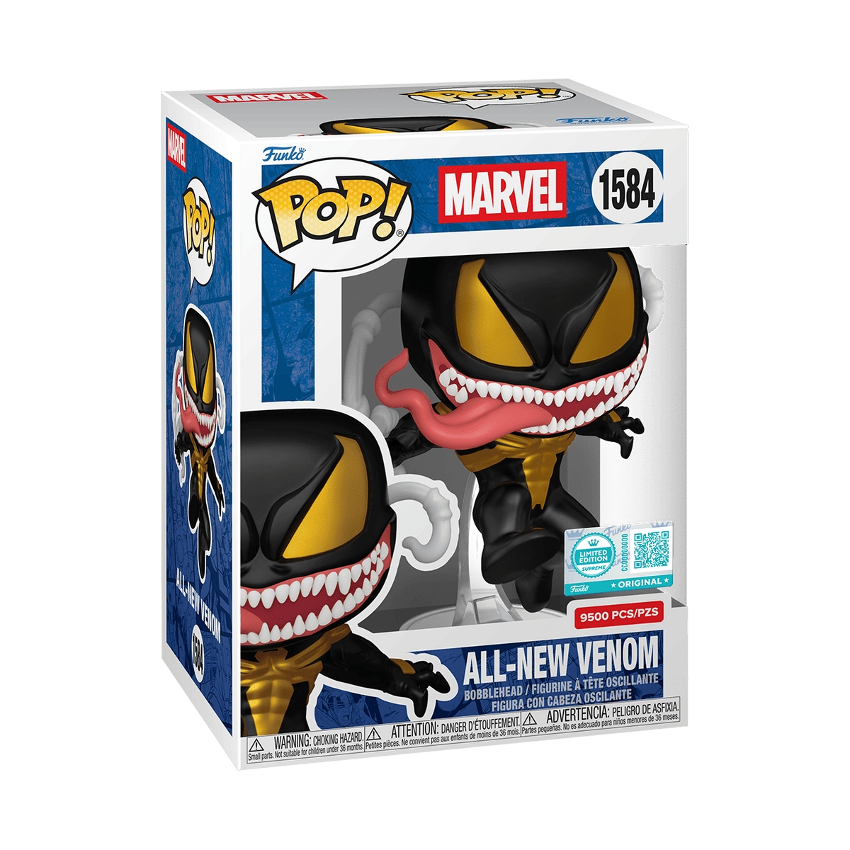 MARVEL S5 - POP FUNKO VINYL FIGURE - GLD VENOM 9CM FUNSIDE EXCL