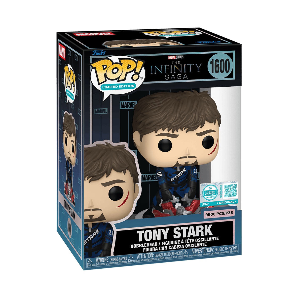 IRON MAN 2 - POP FUNKO VINYL FIGURE - TONY STARK WITH SUIT 9CM FUNSIDE EXCL