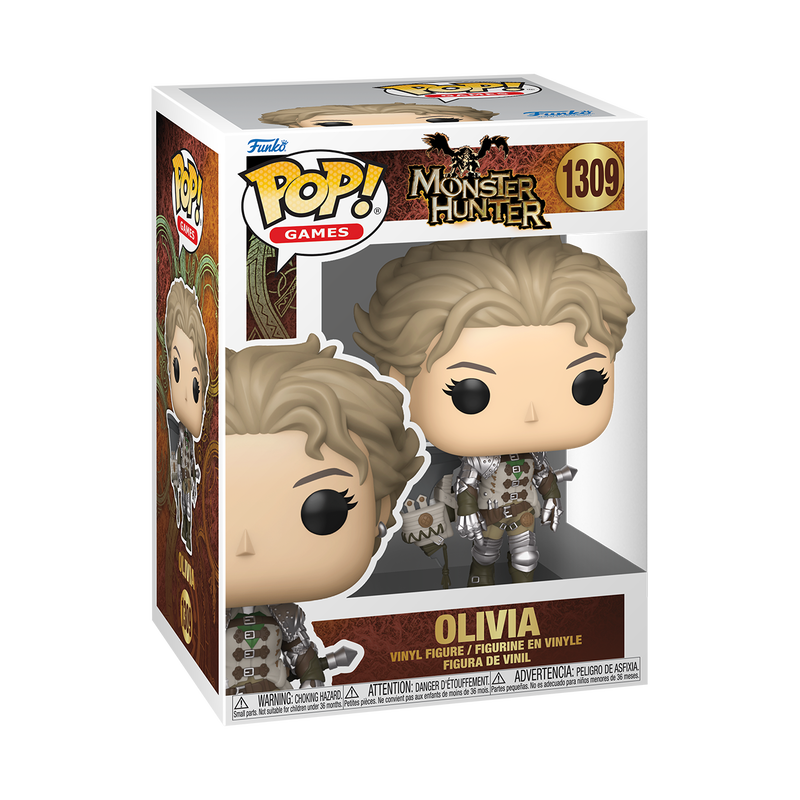 MONSTER HUNTER WILDS S1 - POP FUNKO VINYL FIGURE 1309 OLIVIA 9CM