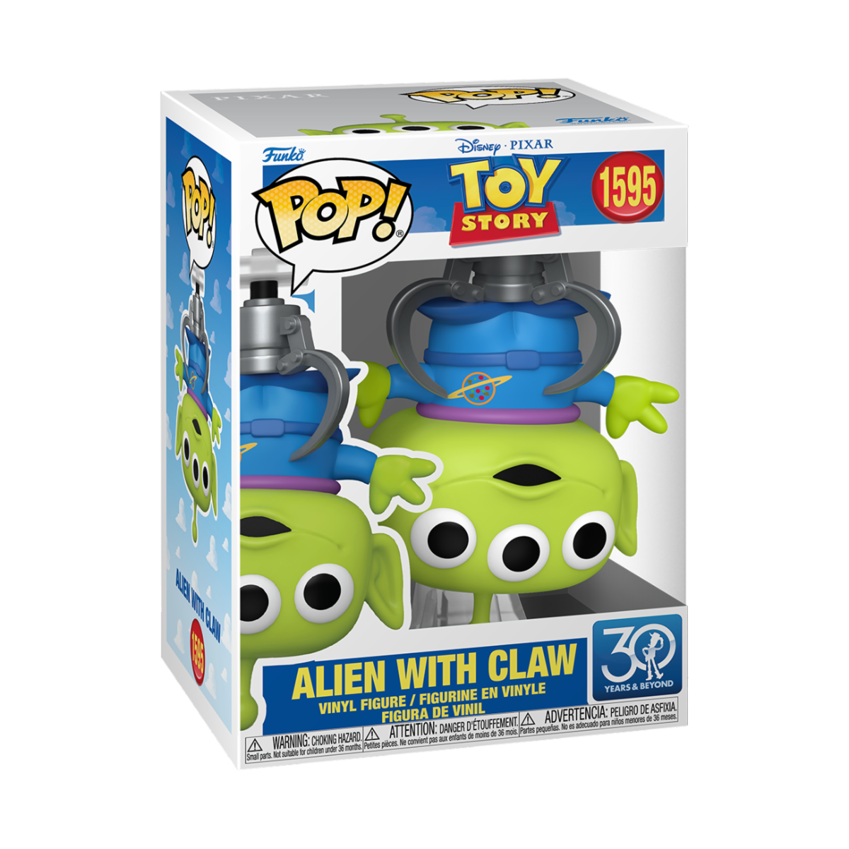 DISNEY - TOY STORY 30TH ANNIVERSARY - POP FUNKO VINYL FIGURE 1595 ALIEN 9CM