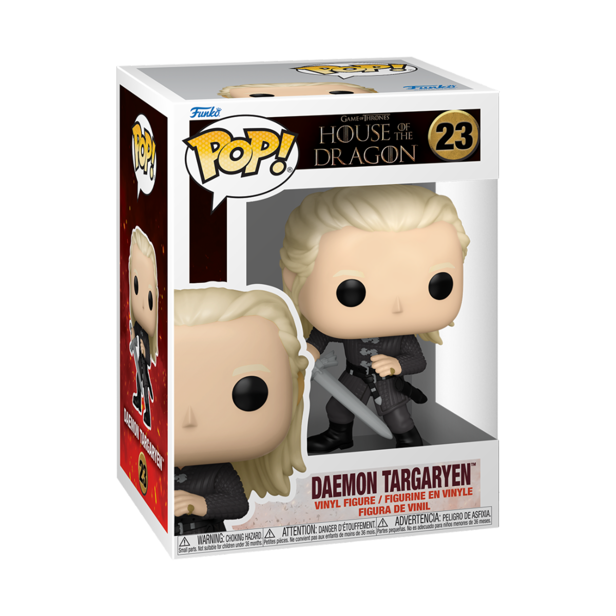 GAME OF THRONES: HOUSE OF THE DRAGON - POP FUNKO VINYL FIGURE 23 DEAMON TARGARYEN 9CM