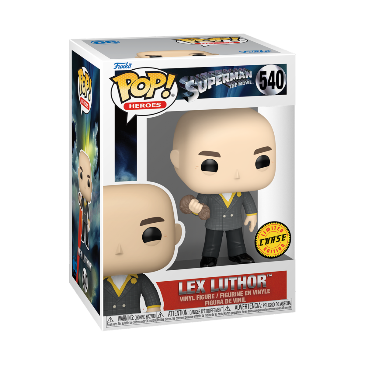 DC COMICS: SUPERMAN (1978) - POP FUNKO VINYL FIGURE 540 LUTHOR CHASE 9CM