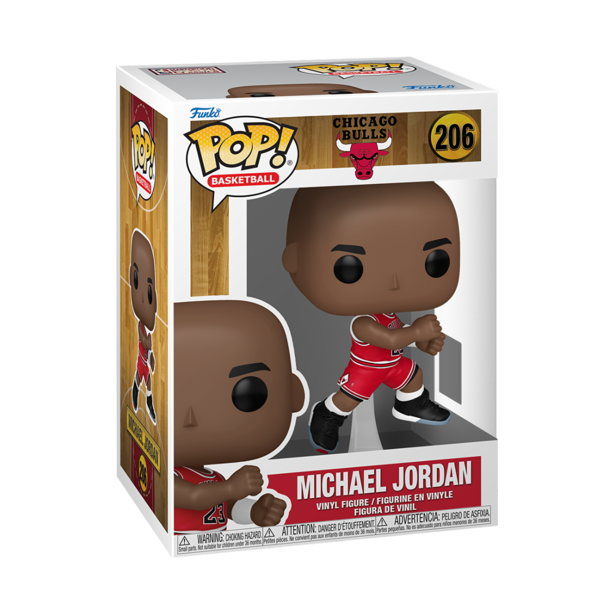 NBA - POP FUNKO VINYL FIGURE 206 MICHAEL JORDAN ('89) "THE SHOT" 9CM