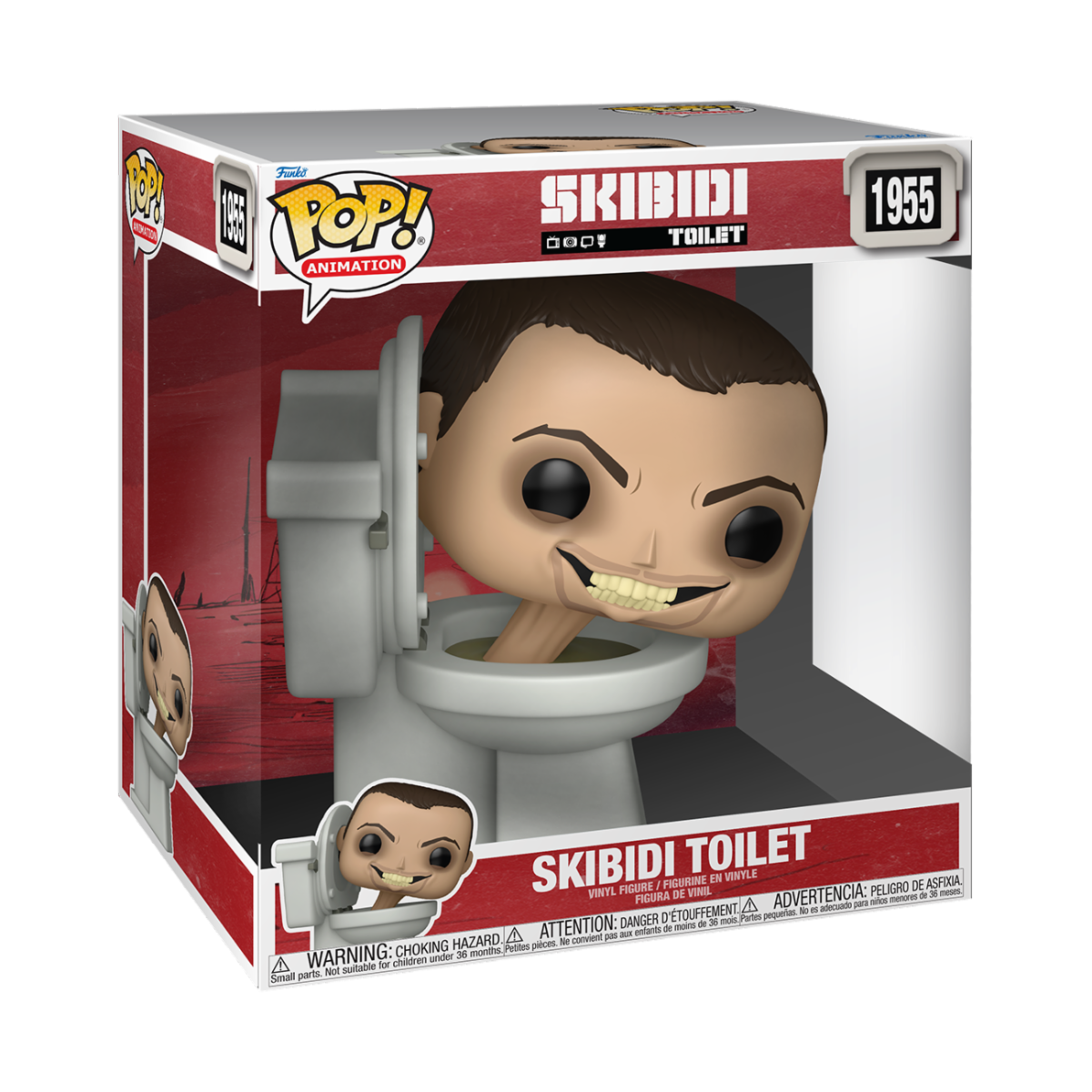 SKIBIDI TOILET - POP FUNKO JUMBO VINYL FIGURE 1955 SKIBIDI TOILET 25CM