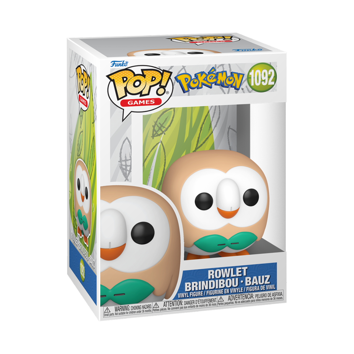 POKEMON - POP FUNKO VINYL FIGURE 1092 ROWLET 9CM