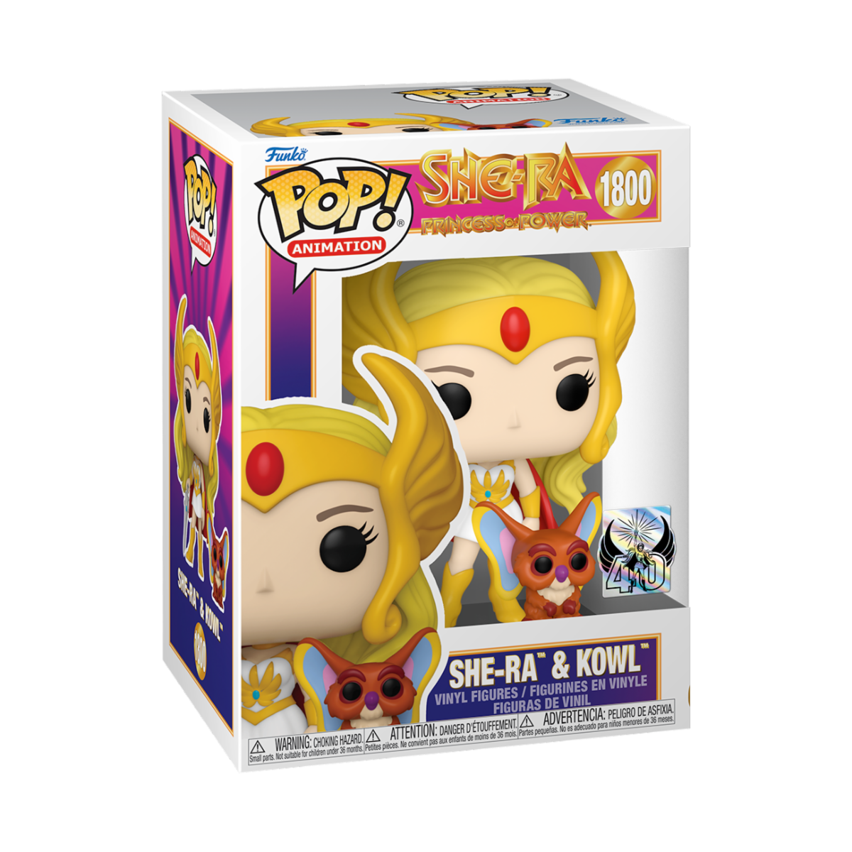 SHE-RA - POP & BUDDY FUNKO VINYL FIGURE 1800 SHE-RA W/ KOWL 9CM