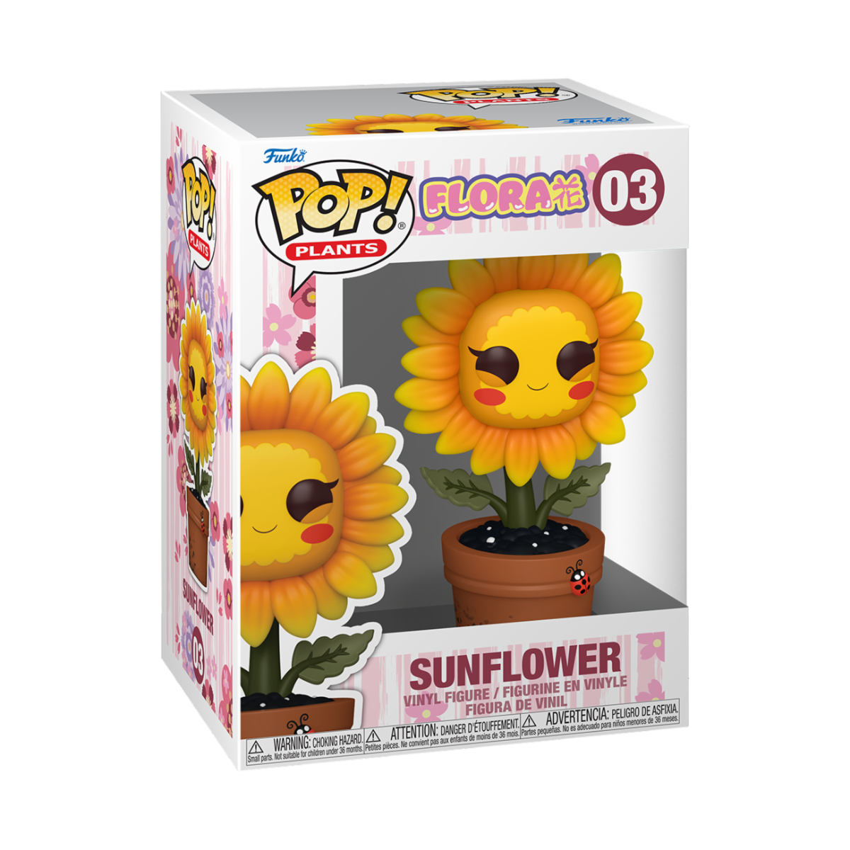 POP PLANTS: FLORA - POP FUNKO VINYL FIGURE 03 SUNFLOWER 9CM