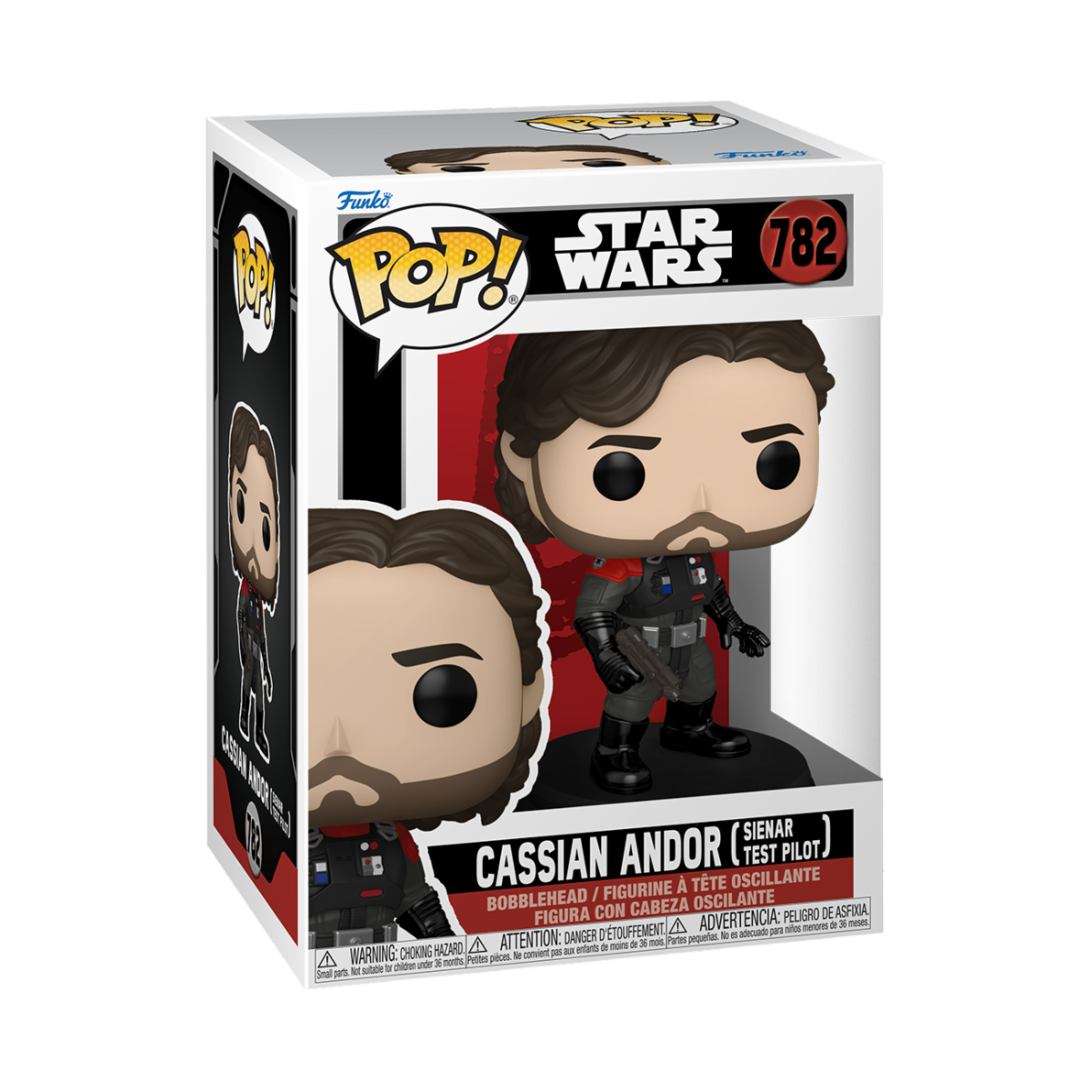 STAR WARS: ANDOR - POP FUNKO VINYL FIGURE 782 CASSIAN TIE FIGHTER REGULAR 9CM