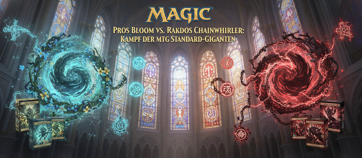 Pros Bloom vs. Rakdos Chainwhirler: Kampf der MTG Standard-Giganten