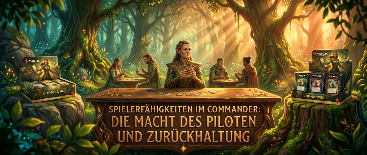 Spielerfähigkeiten im Commander: Die Macht des Piloten und Zurückhaltung