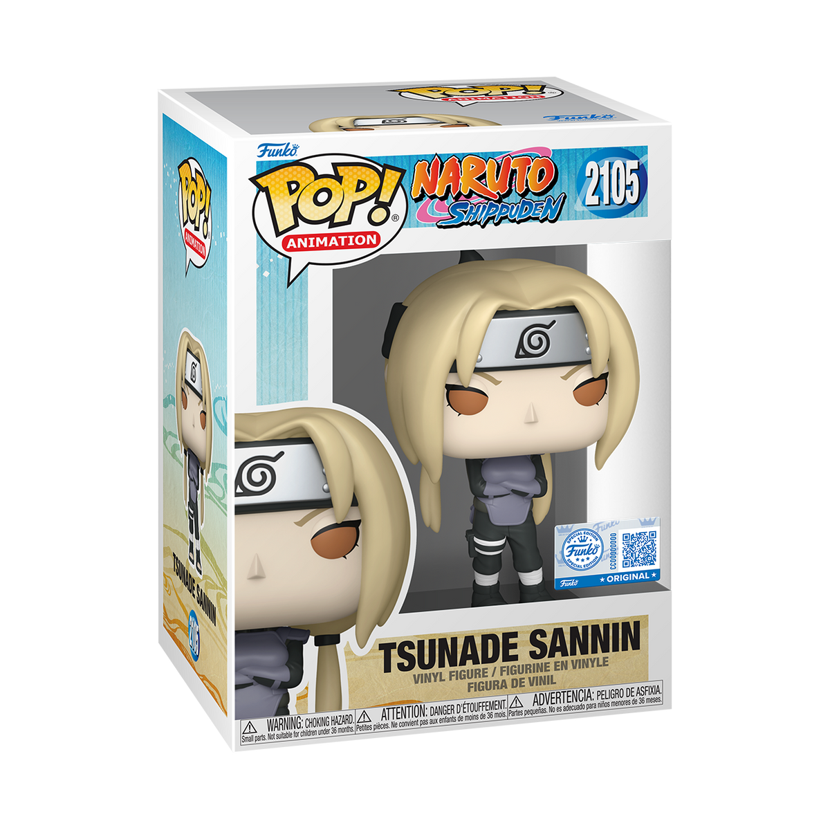 NARUTO SHIPPUDEN - POP FUNKO VINYL FIGURE - TSUNADE SANNIN 9CM FUNSIDE EXCL