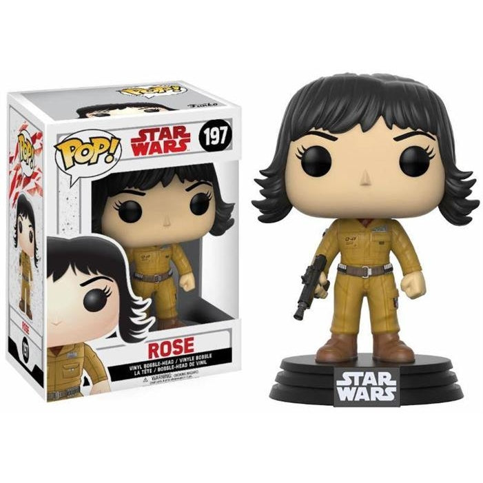 STAR WARS THE LAST JEDI - POP FUNKO VINYL FIGURE 197 ROSE 9CM