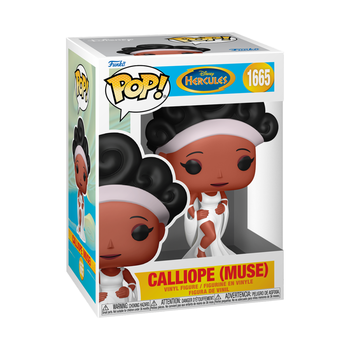 DISNEY - HERCULES 25TH ANNIVERSARY - POP FUNKO VINYL FIGURE 1665 CALLIOPE (MUSE) 9CM