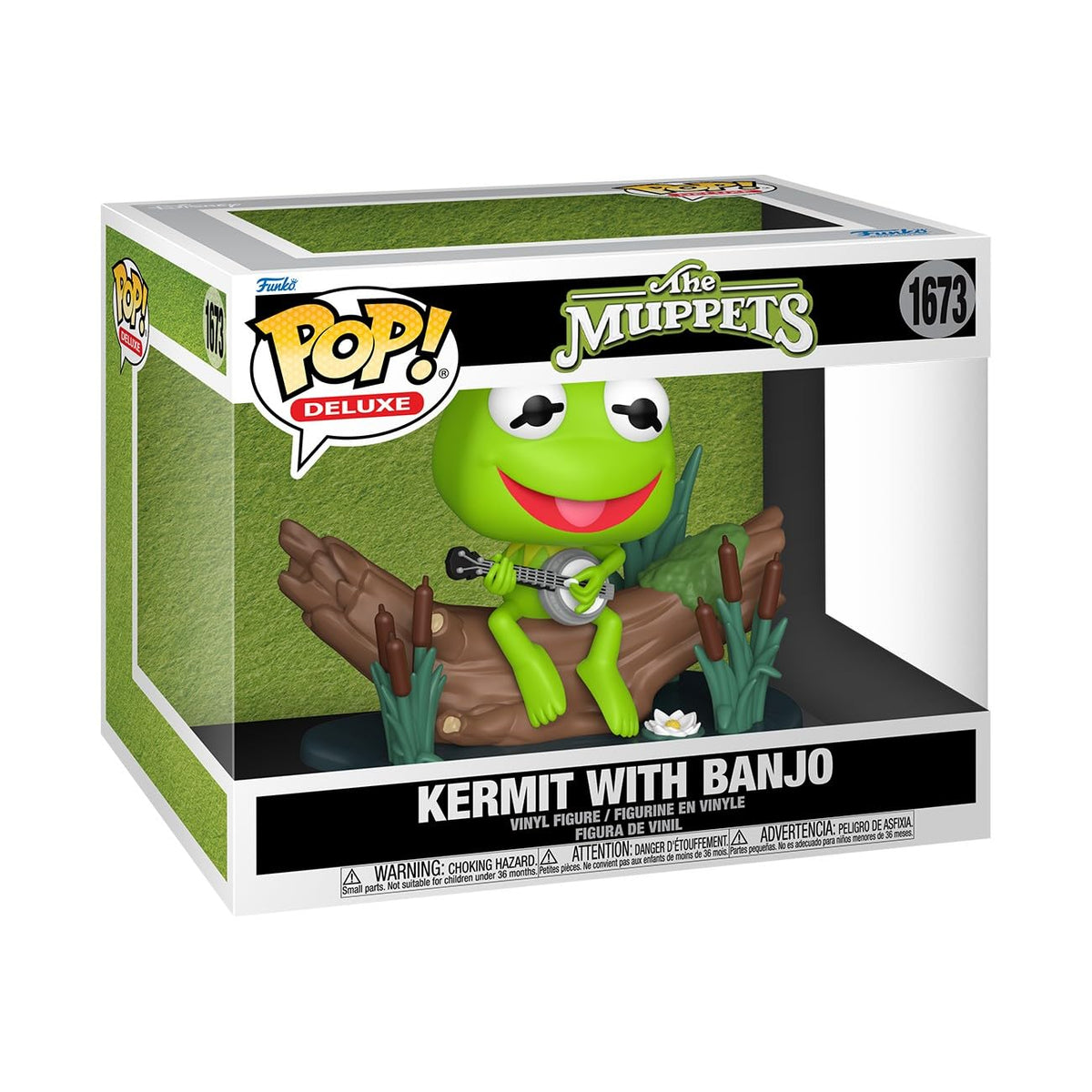 MUPPETS - POP FUNKO DELUXE VINYL FIGURE 1673 KERMIT WITH BANJO