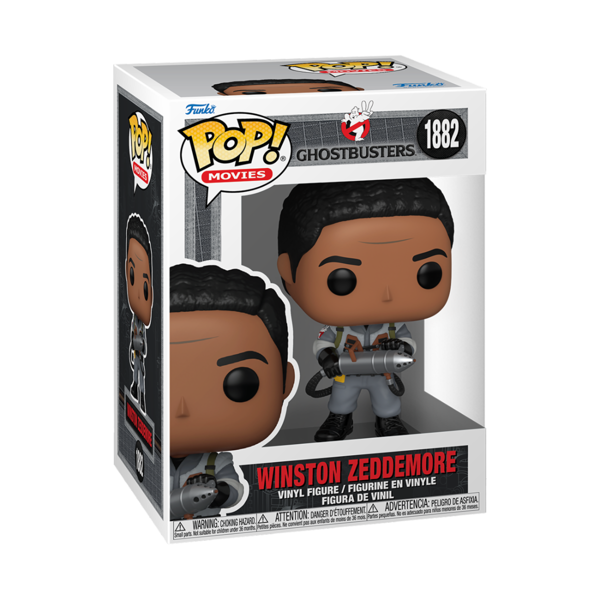 GHOSTBUSTERS - POP FUNKO VINYL FIGURE 1882 WINSTON ZEDDEMORE 9CM