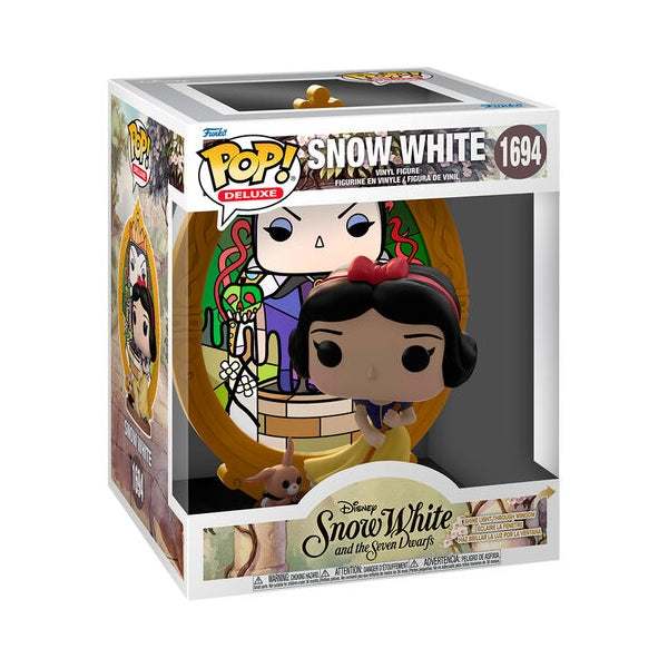DISNEY PRINCESS- STAINED GLASS S1 - POP FUNKO DELUXE VINYL FIGURE 1694 SNOW WHITE (GLASS)