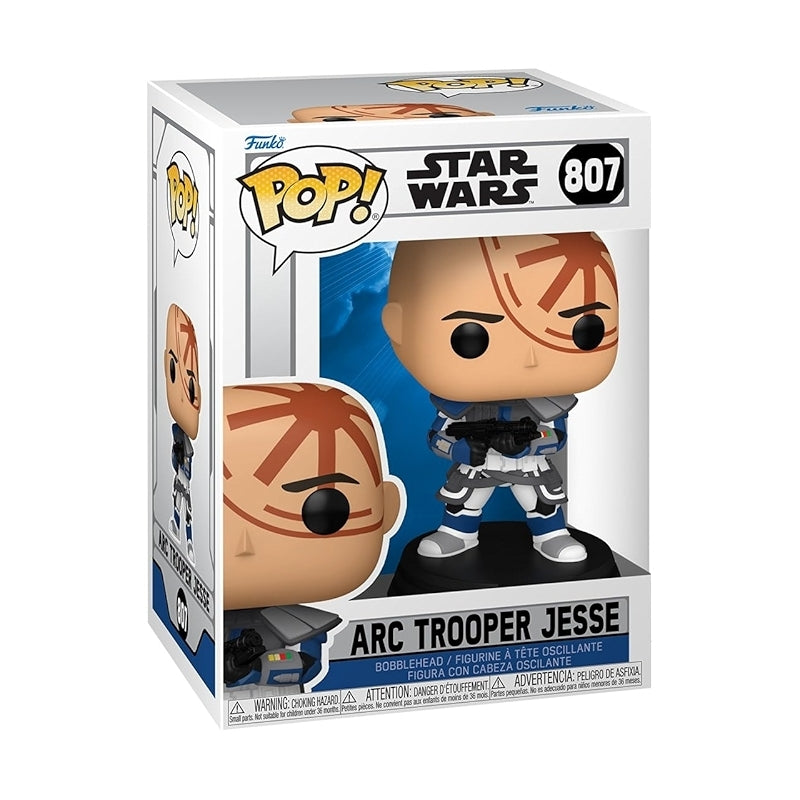 STAR WARS: THE CLONE WARS - POP FUNKO VINYL FIGURE 807 ARC TROOPER JESSE REGULAR 9CM