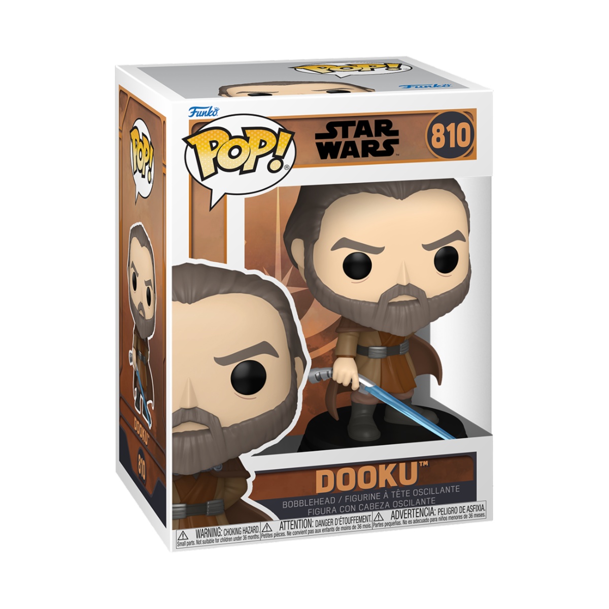 STAR WARS: TALES OF THE JEDI - POP FUNKO VINYL FIGURE 810 DOOKU 9CM