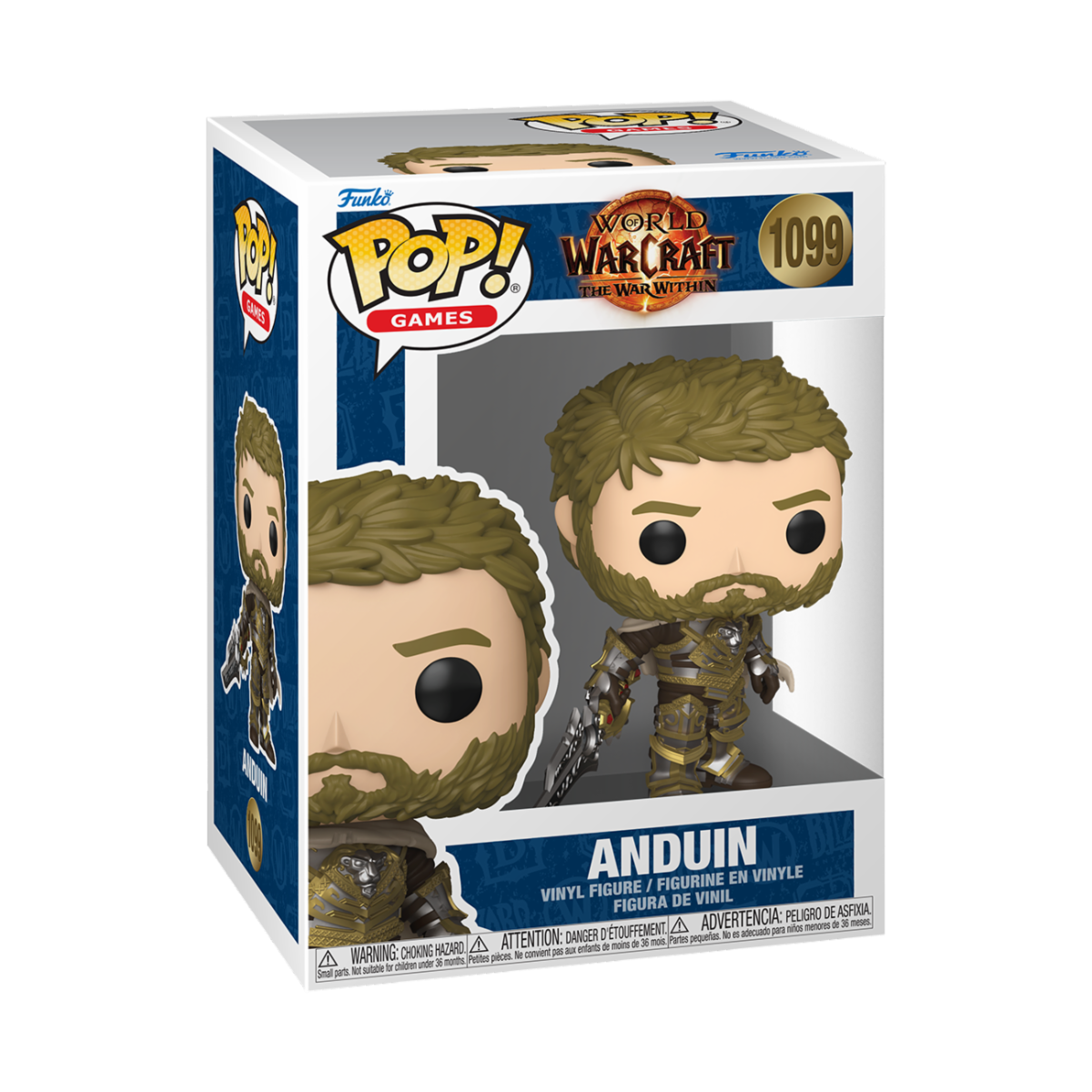 WORLD OF WARCRAFT - POP FUNKO VINYL FIGURE 1099 ANDUIN (WW) 9CM