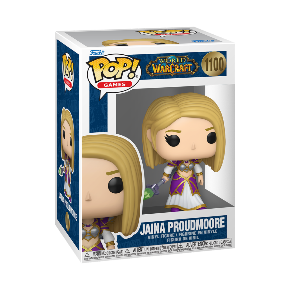 WORLD OF WARCRAFT - POP FUNKO VINYL FIGURE 1100 JAINA PROUDMOORE 9CM