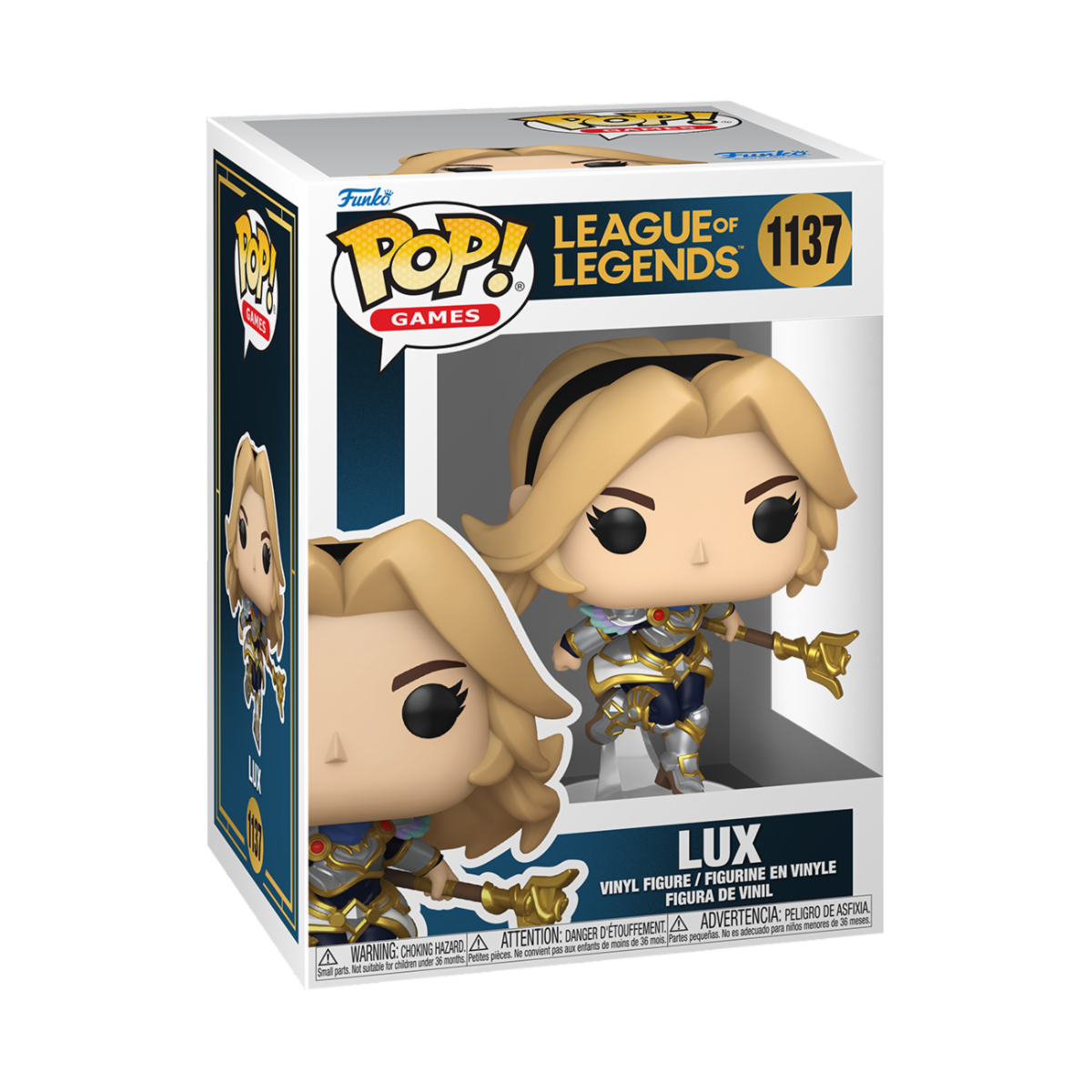 LEAGUE OF LEGENDS - POP FUNKO VINYL FIGURE 1137 LUX 9CM