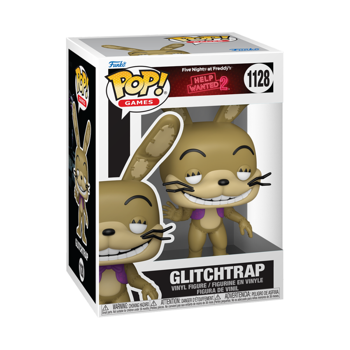 FIVE NIGHTS AT FREDDY'S: HELP WANTED 2 - POP FUNKO VINYL FIGURE 1128 GLITCHTRAP 9CM