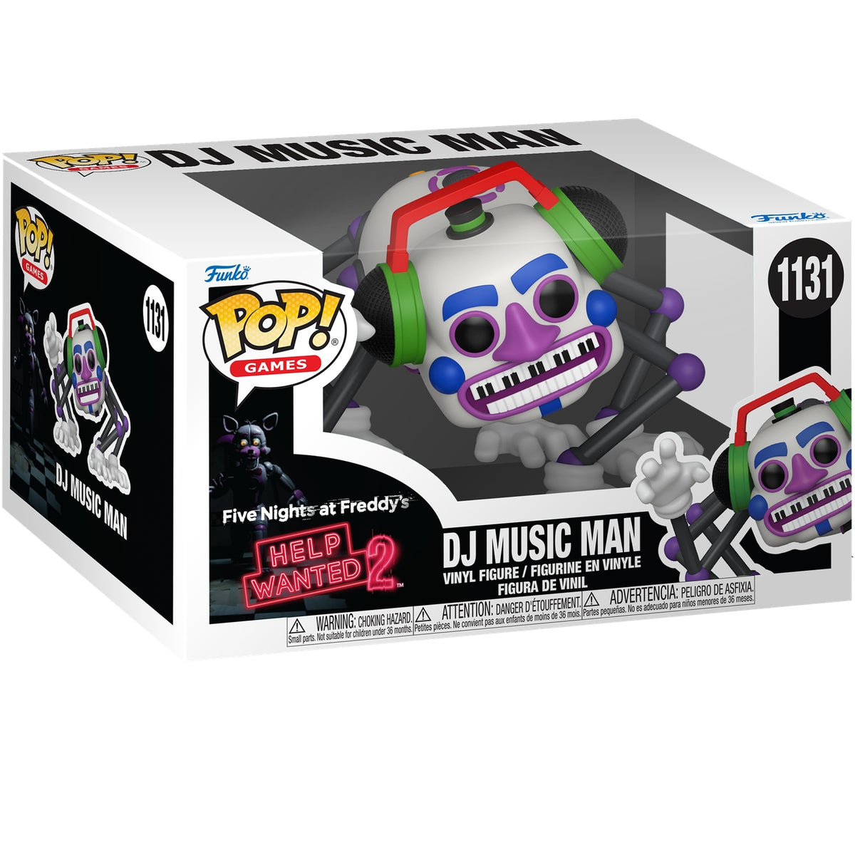 FIVE NIGHTS AT FREDDY'S: HELP WANTED 2 - POP FUNKO VINYL FIGURE 1101 DJ MUSIC MAN