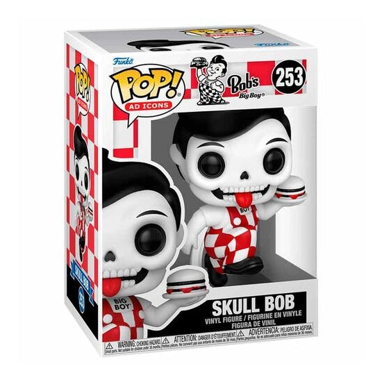 AD ICON: BOB'S BIG BOY - POP FUNKO VINYL FIGURE 253 SKULL BOB 9CM