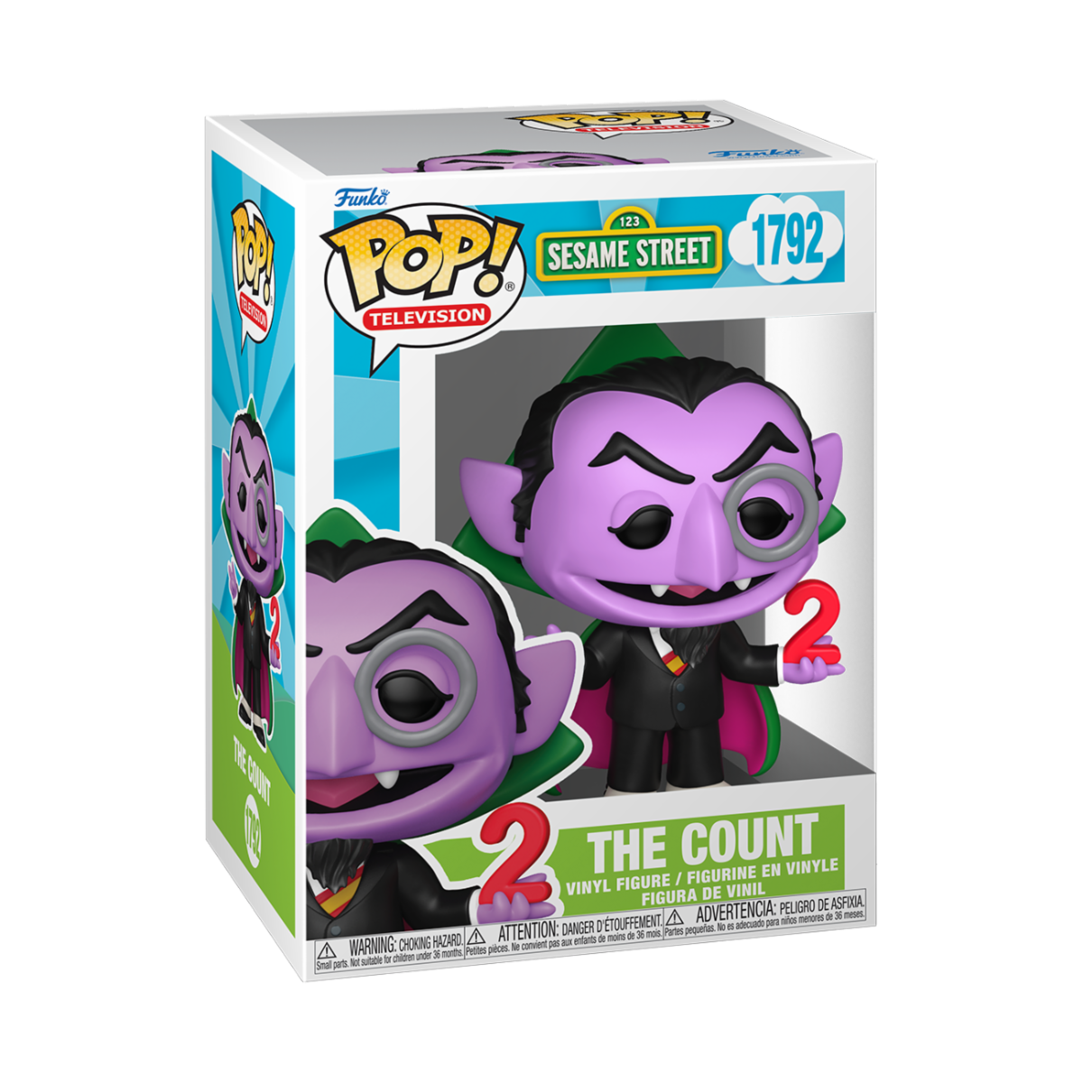 SESAME STREET - POP FUNKO VINYL FIGURE 1792 THE COUNT 9CM
