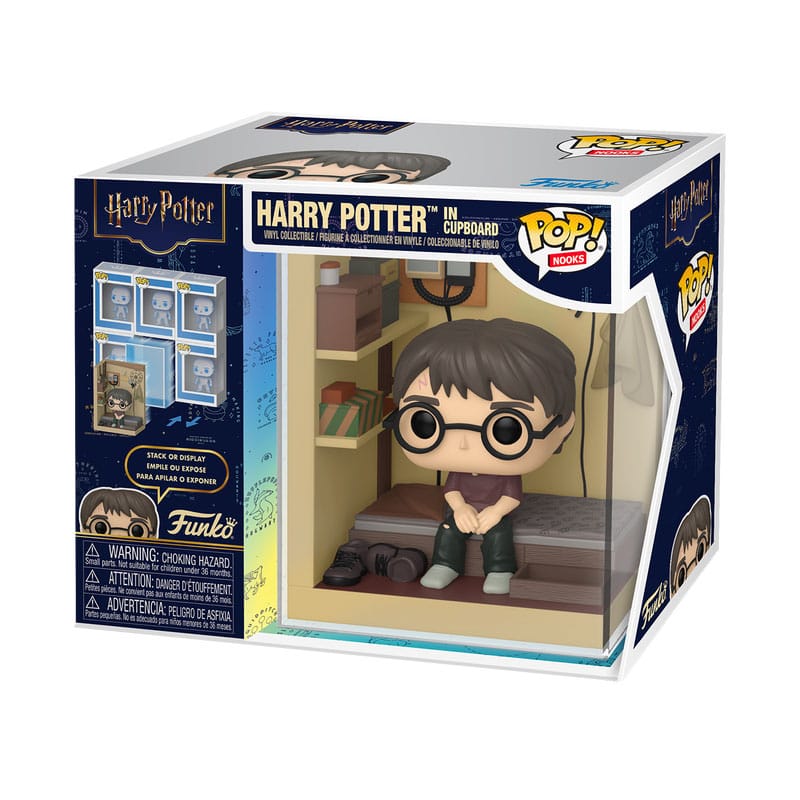 HARRY POTTER - POP FUNKO NOOK VINYL FIGURE - HARRY CUPBOARD 9CM