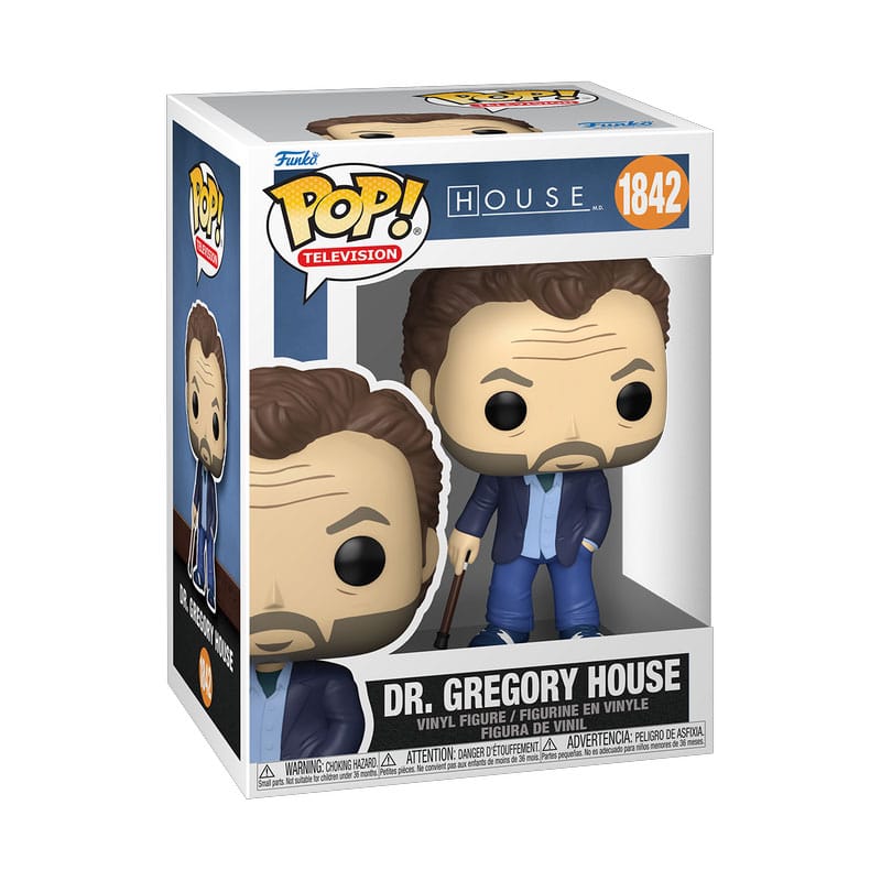 DR. HOUSE - POP FUNKO VINYL FIGURE 1842 DR. GREGORY HOUSE 9CM