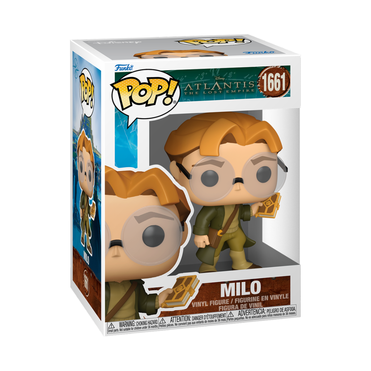 DISNEY: ATLANTIS THE LOST KINGDOM - POP FUNKO VINYL FIGURE 1661 MILO 9CM