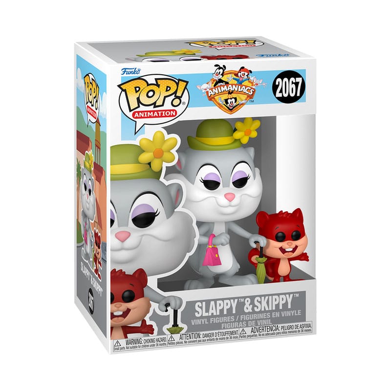 ANIMANIACS - POP FUNKO VINYL FIGURE 2067 SLAPPY AND SKIPPY 9CM
