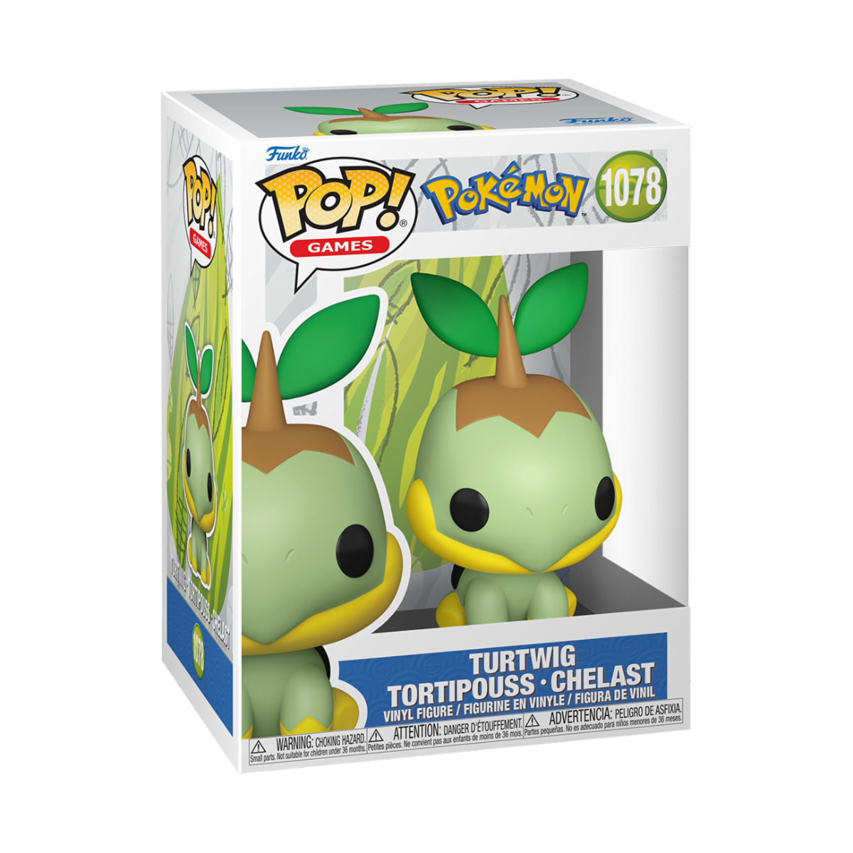 POKEMON - POP FUNKO VINYL FIGURE 1078 TURTWIG 9CM