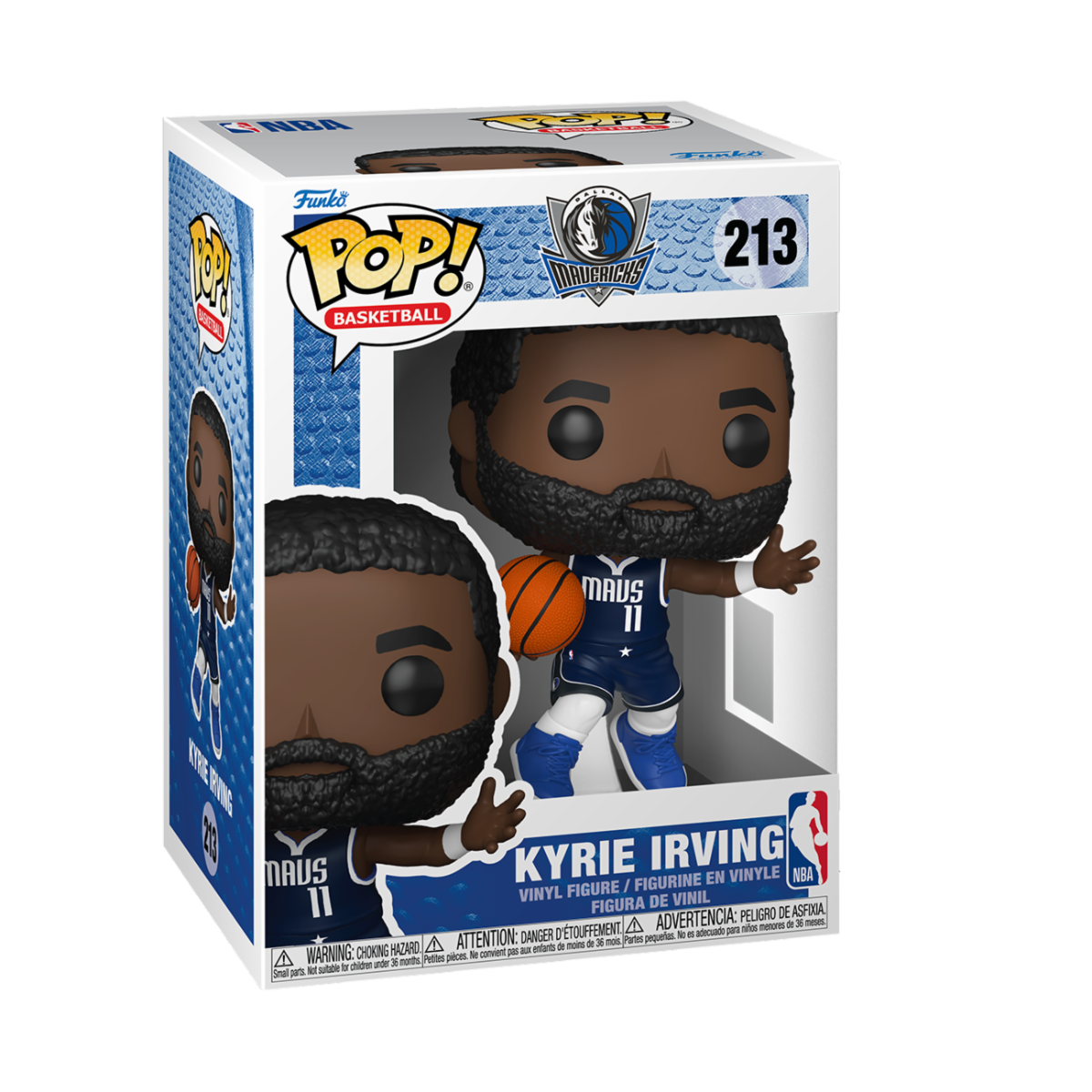 SPORTS: NBA - POP FUNKO VINYL FIGURE 213 KYRIE IRVING (MAVERICKS) 9CM