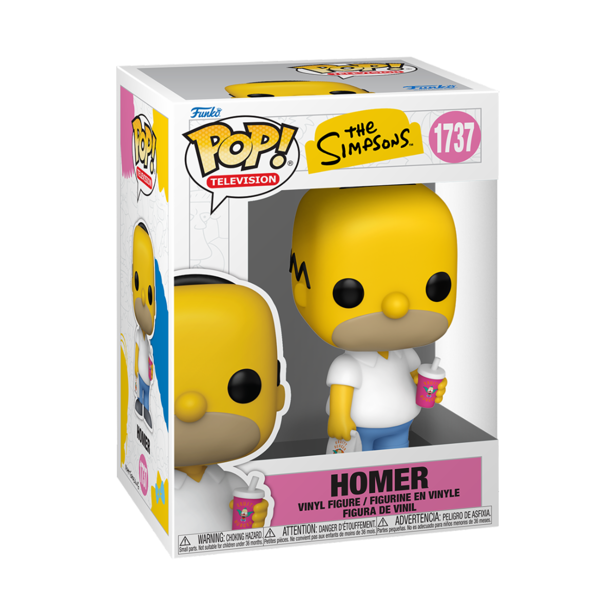THE SIMPSONS - POP FUNKO VINYL FIGURE 1737 HOMER S11 9CM
