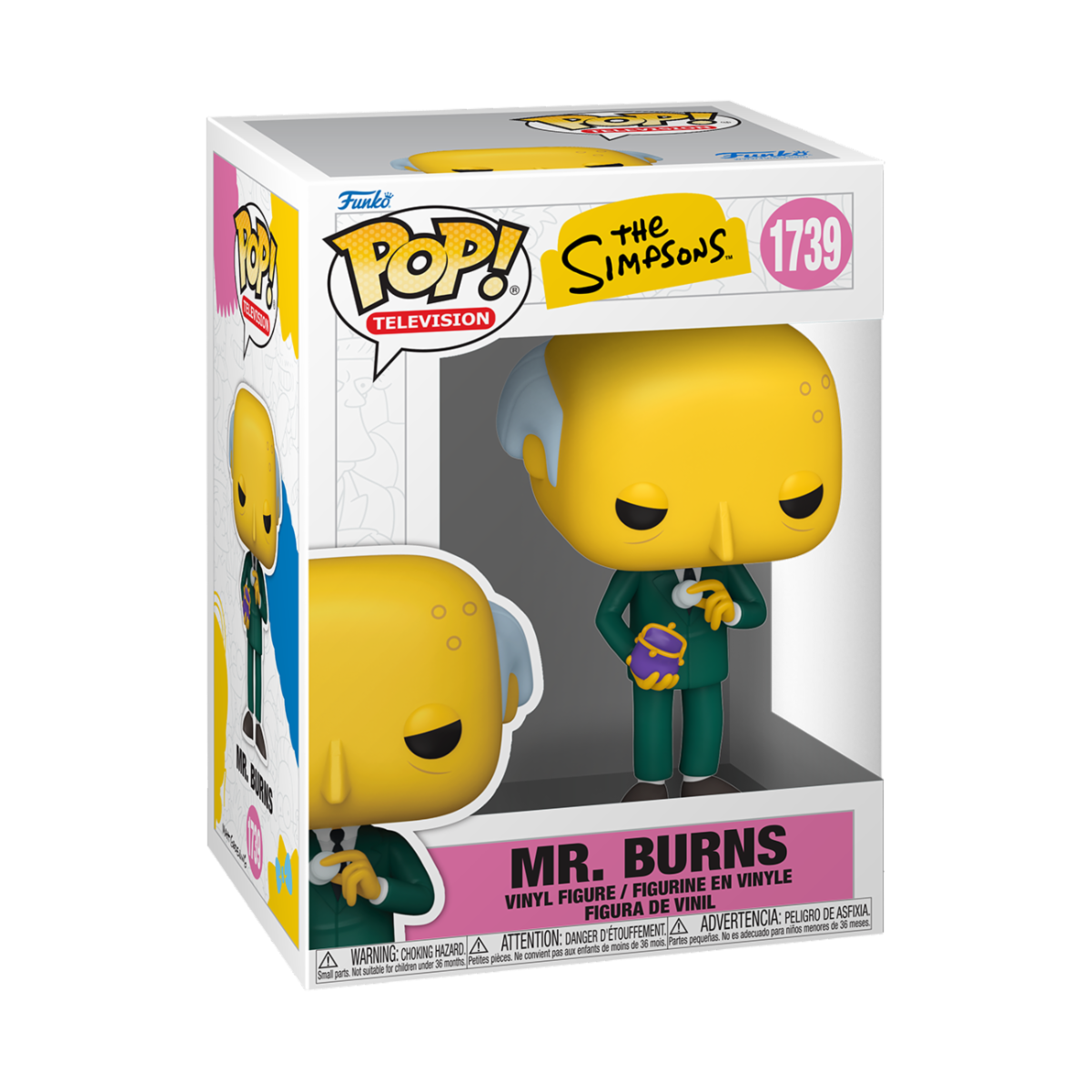 THE SIMPSONS - POP FUNKO VINYL FIGURE 1739 MR.BURNS 9CM