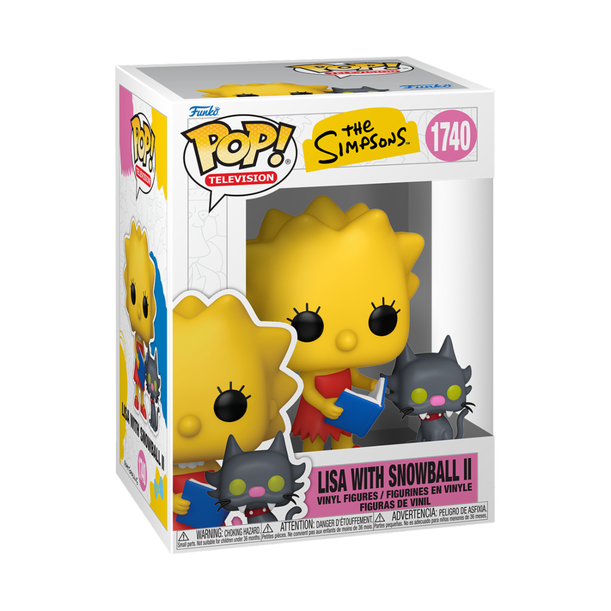 THE SIMPSONS - POP FUNKO VINYL FIGURE 1740 LISA WITH SNOWBALL II 9CM