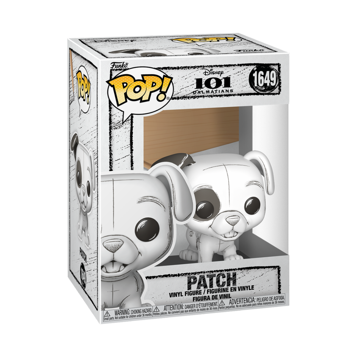 DISNEY - POP FUNKO VINYL FIGURE 1649 PATCH (SKETCHED) 9CM
