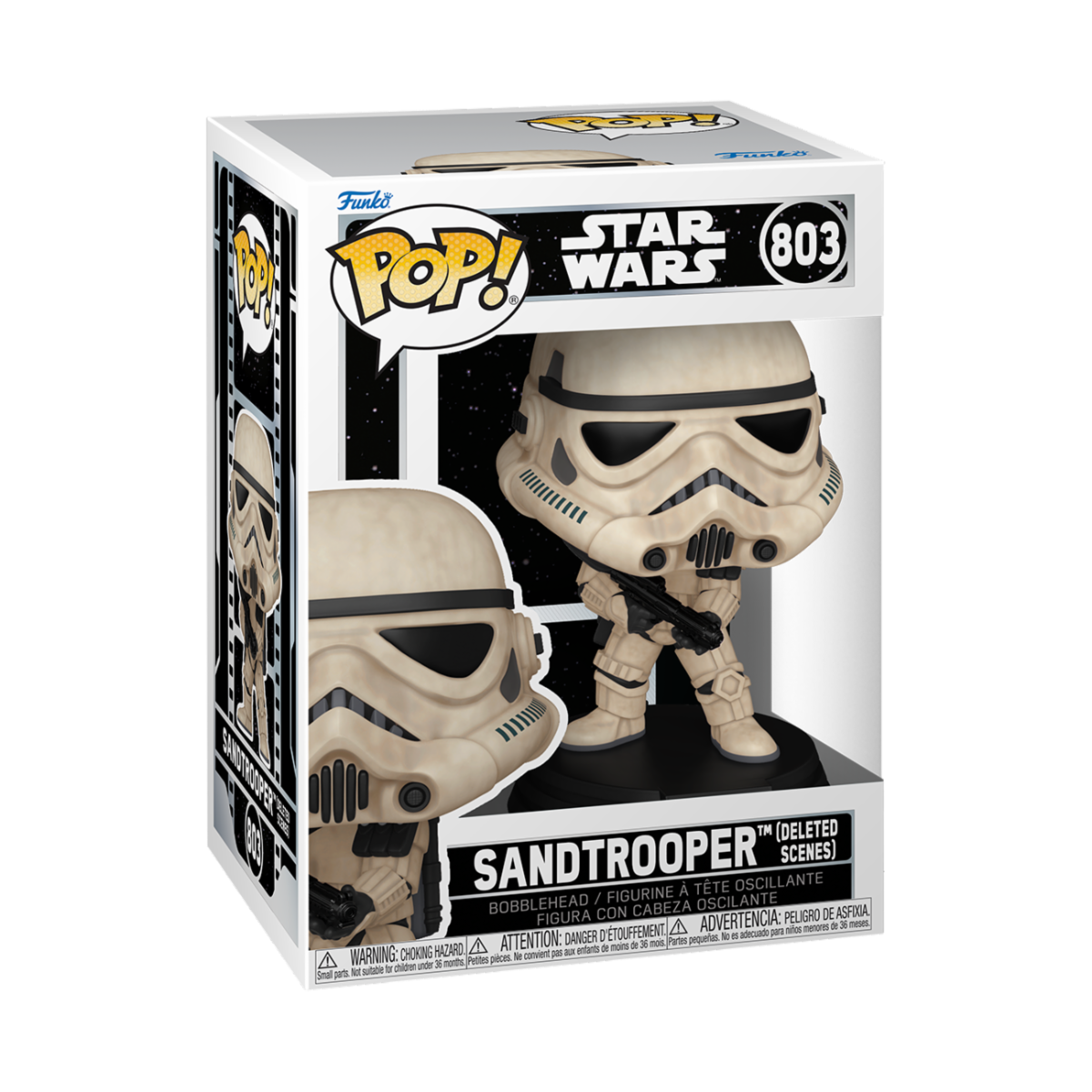 STAR WARS: DELETED SCENES - POP FUNKO VINYL FIGURE 803 SANDTROOPER (DELETED SCENES) 9CM