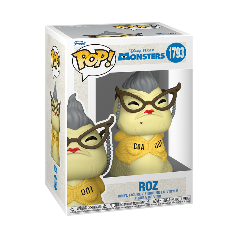 PIXAR: MONSTERS - POP FUNKO VINYL FIGURE 1793 ROZ 9CM