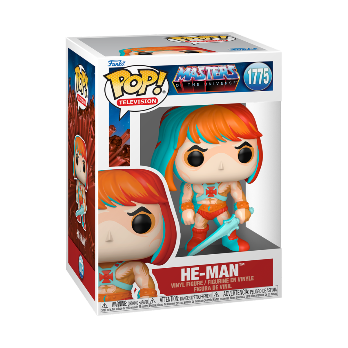 MASTERS OF THE UNIVERSE - POP FUNKO PLUS VINYL FIGURE 1775 HE-MAN 9CM