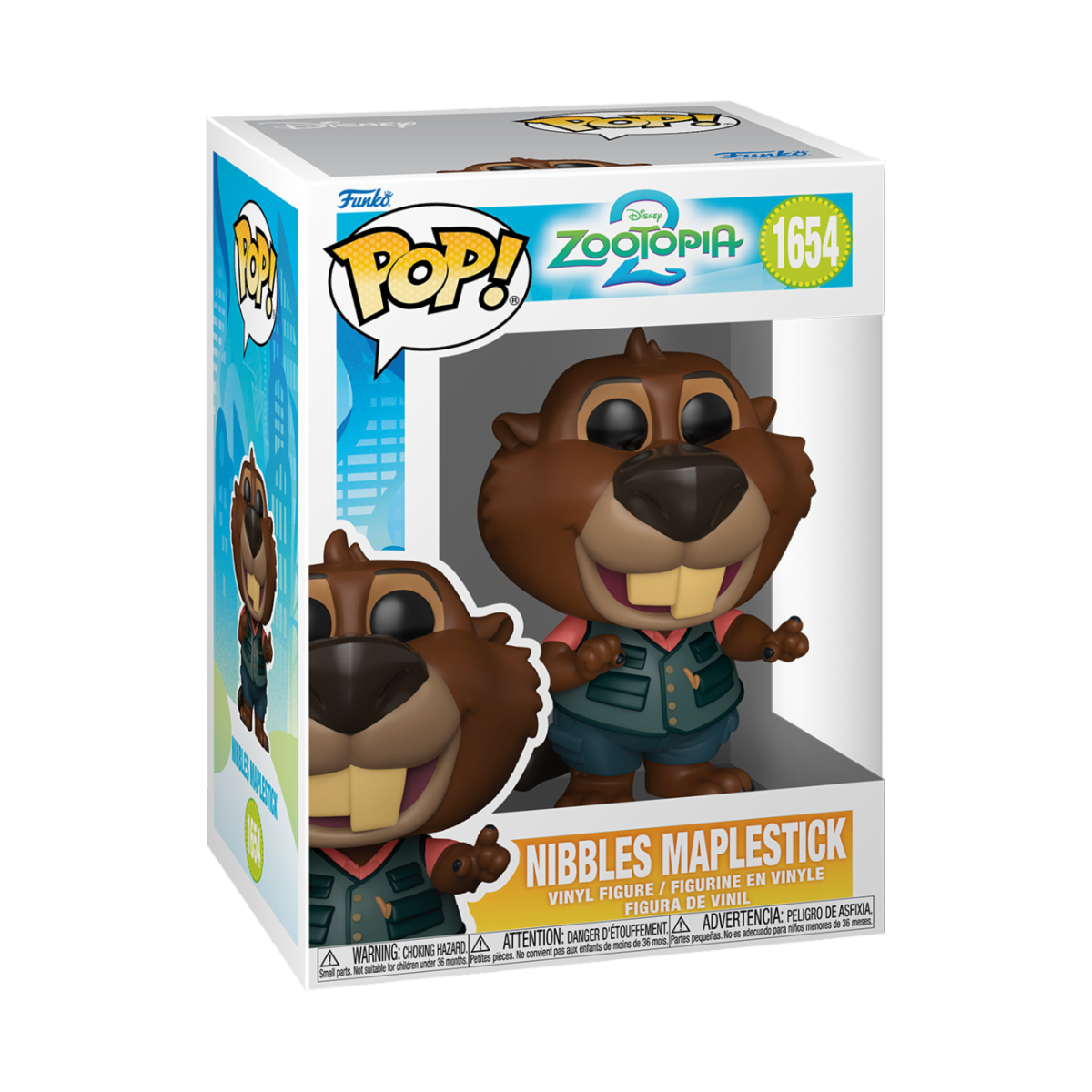 ZOOTOPIA 2 - POP FUNKO VINYL FIGURE 1654 NIBBLES MAPLESTICK 9CM