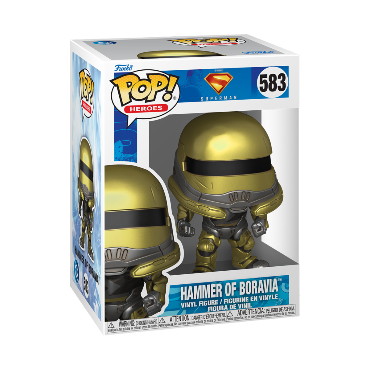 DC COMICS: SUPERMAN (2025) - POP FUNKO VINYL FIGURE 583 HAMMER OF BORAVIA REGULAR 9CM
