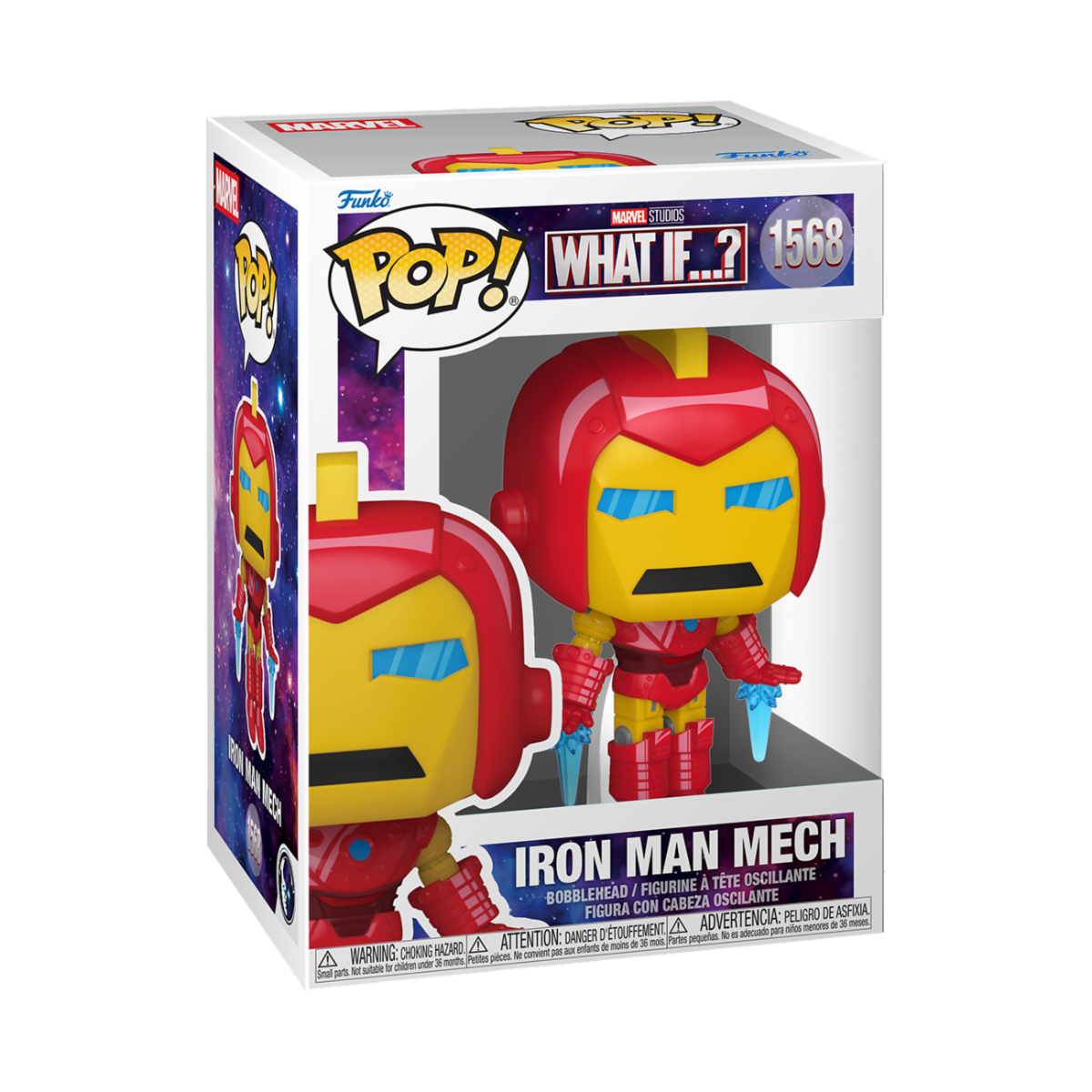 MAREL: WHAT IF...? - POP FUNKO VINYL FIGURE 1568 IRON MAN MECH 9CM