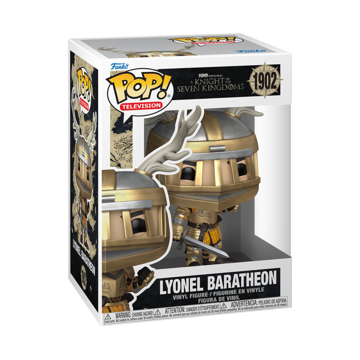 A KNIGHT OF THE SEVEN KINGDOMS - POP FUNKO VINYL FIGURE 1902 LYONEL BARATHEON 9CM