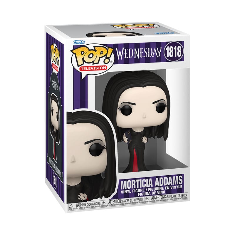 WEDNESDAY - POP FUNKO VINYL FIGURE 1818 MORTICIA ADDAMS 9CM