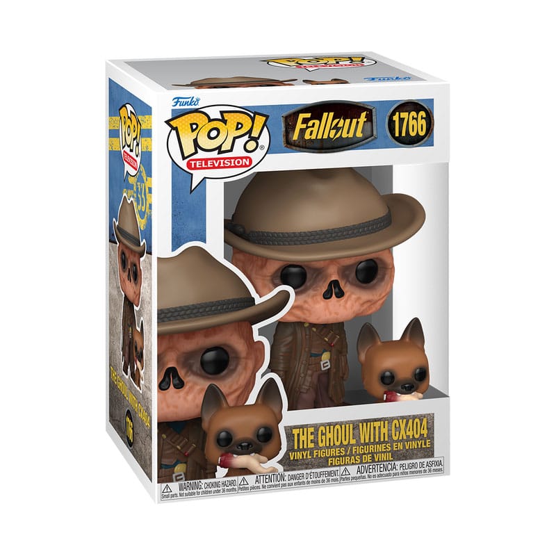 FALLOUT - POP FUNKO VINYL FIGURE 1766 THE GHOUL WITH CX404 9CM