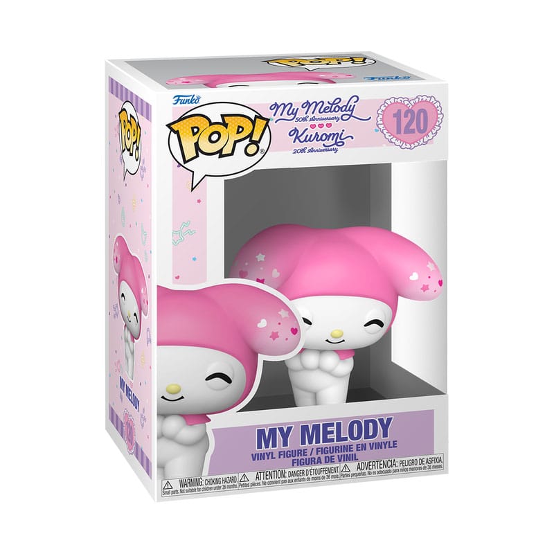 SANRIO: KUROMI 20TH ANNIVERSARY - POP FUNKO VINYL FIGURE 120 MY MELODY 9CM